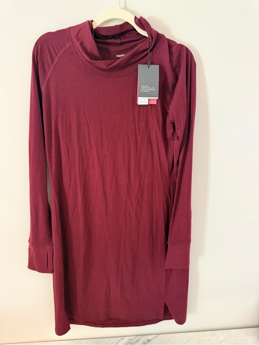 Dagsmejan Stay Warm Sleep Dress Small nwt